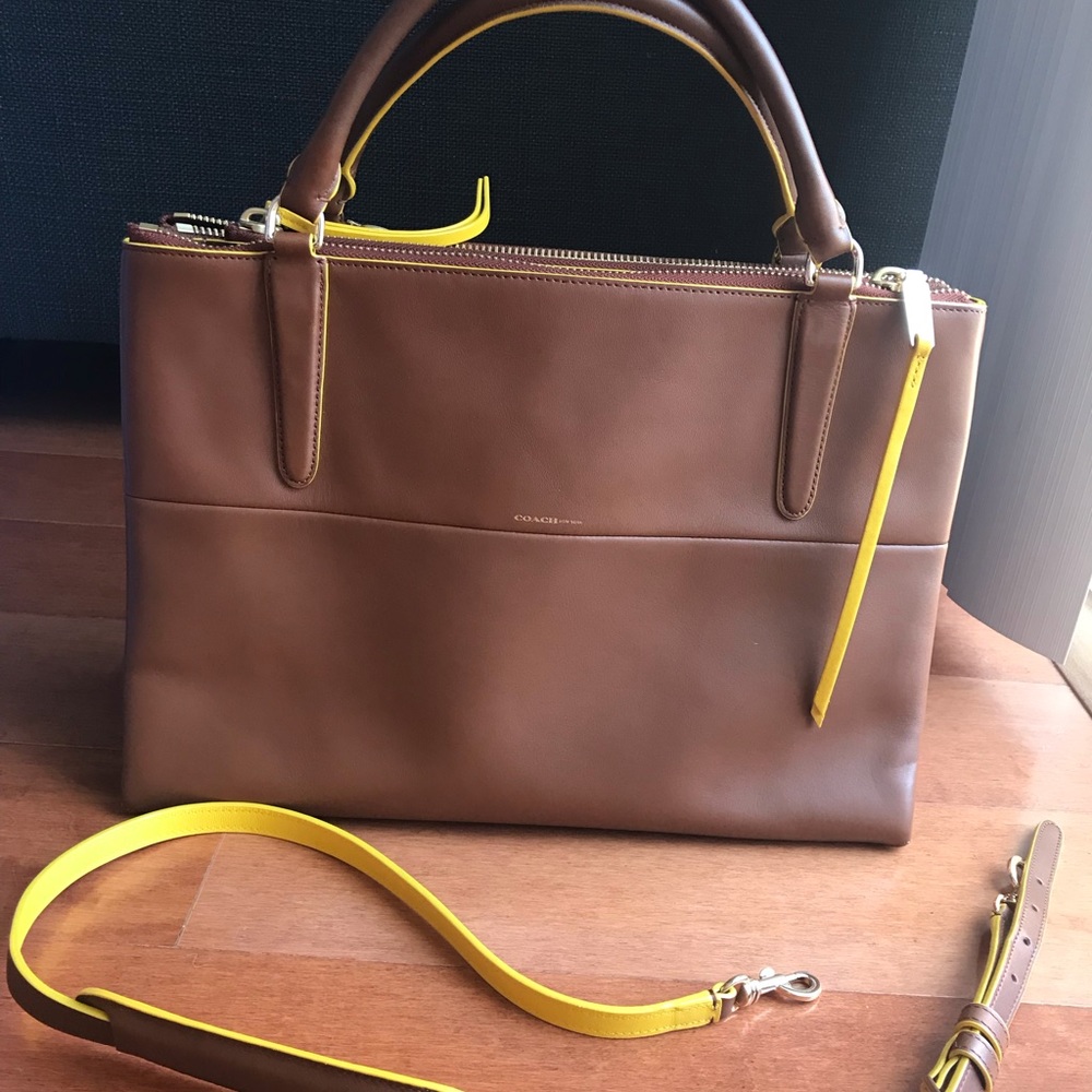 NWOT coach borough satchel